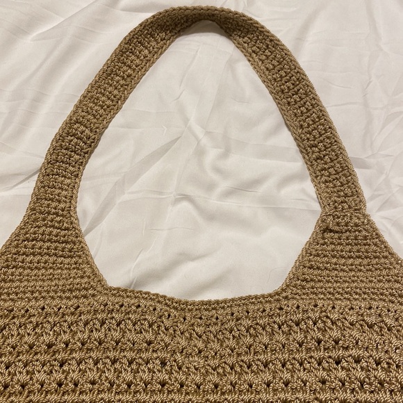 The Sak Crochet Tote with Pink Appliqué EC, perfect for Spring! - Picture 13 of 14